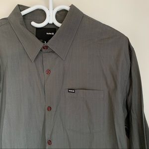 Hurley dressed button down shirt